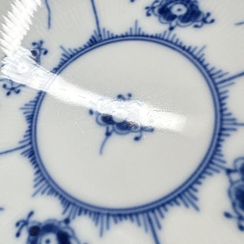ROYAL COPENHAGEN (ロイヤル・コペンハーゲン) ディーププレート  ブルーフルーテッド・プレイン