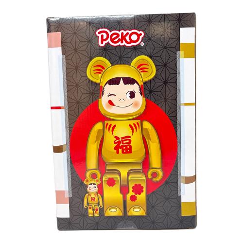 BE@RBRICK 達磨 ペコちゃん 金メッキ 100% & 400% フィギュア
