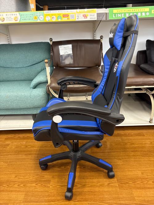 SUPBOX (シュプボックス) ゲーミングチェア ブラック×ブルー 10