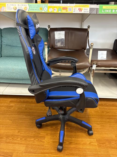 SUPBOX (シュプボックス) ゲーミングチェア ブラック×ブルー 10