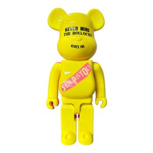 BEAR BRICK (ベアブリック) フィギュア @ 1000% Sex Pistols  ”NEVERMINDTHEBOLLOCKS”ChromeVer.