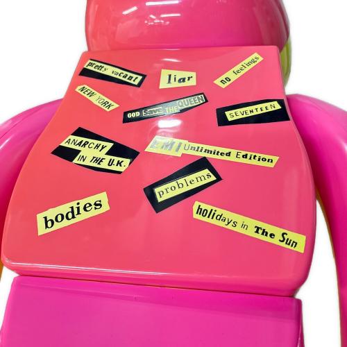 BEAR BRICK (ベアブリック) フィギュア @ 1000% Sex Pistols  ”NEVERMINDTHEBOLLOCKS”ChromeVer.