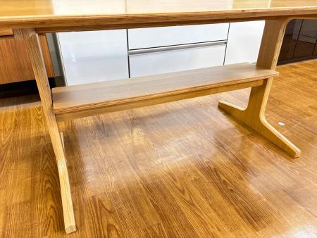 無印良品 (ムジルシリョウヒン) ダイニングテーブル ベージュ オーク材
