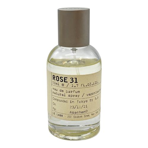 LE LABO (ル ラボ) オードパルファム ROSE31 50ml 残量80%-99%