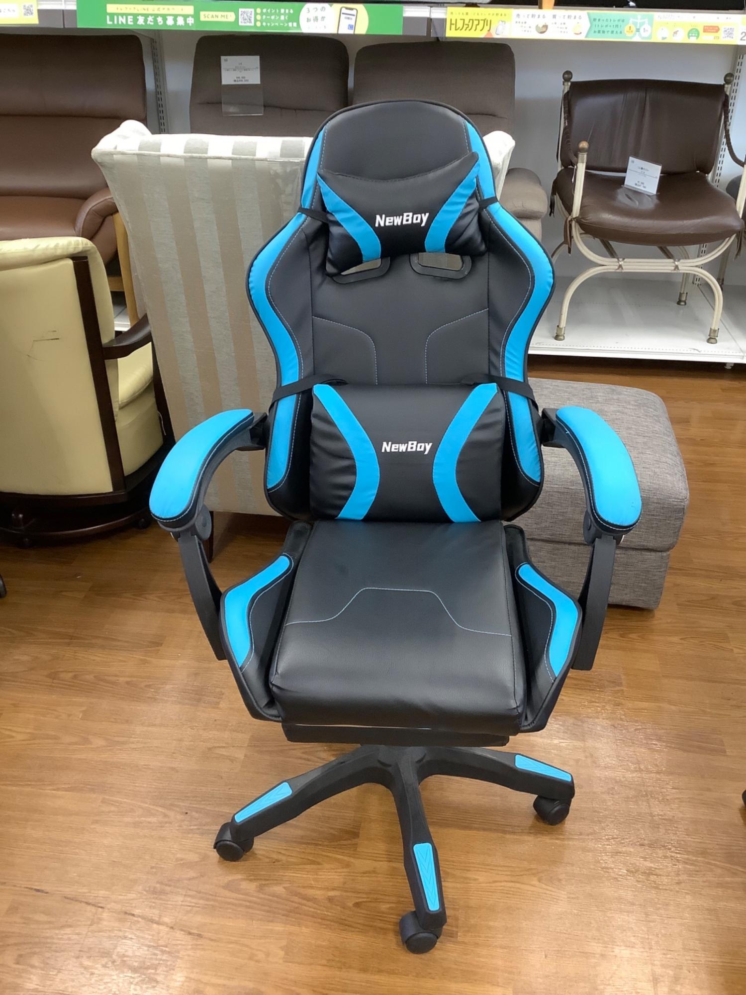NewBoy ゲーミングチェア オフ ィスチェア ゲーム用チェア デスクチェア パソコ NewBoy ゲーミングチェア オフィスチェア オットマン付き ゲーム用