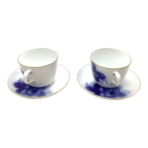 大倉陶園 (オオクラトウエン) カップ&ソーサー ブルーローズ(8211) 2Pセット