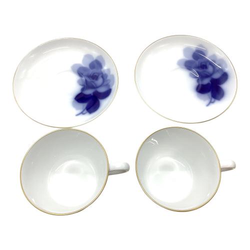 大倉陶園 (オオクラトウエン) カップ&ソーサー ブルーローズ(8211) 2Pセット