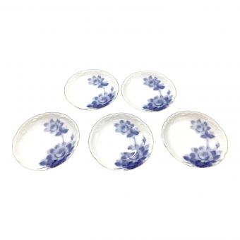 大倉陶園 (オオクラトウエン) 銘々皿 54HV/8011 ブルーローズ(8011) 5Pセット