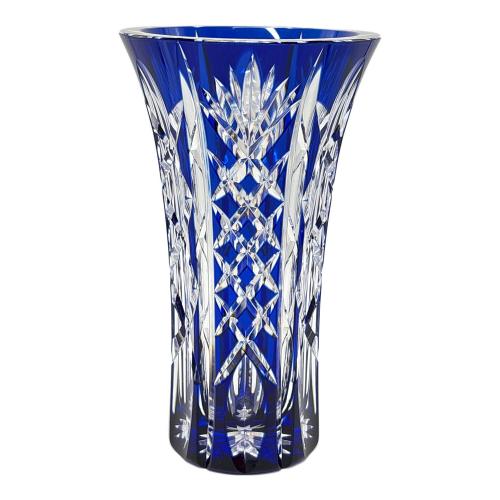 江戸切子 (エドキリコ) 花瓶 共箱付