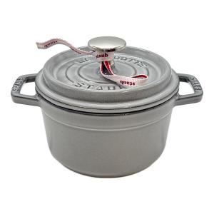 Staub (ストウブ) 両手鍋 0.8L 14cm グレー 40509-475 ピコ・ココット ラウンド