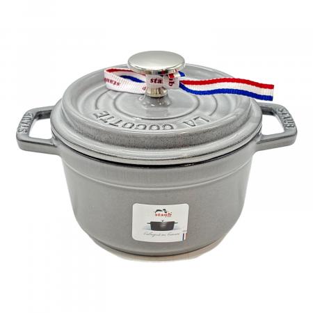 Staub (ストウブ) 両手鍋 0.8L 14cm グレー 40509-475 ピコ