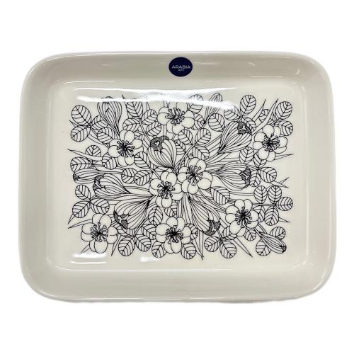 ARABIA (アラビア) スクエアプレート ブラック krokus クロッカス 2Pセット