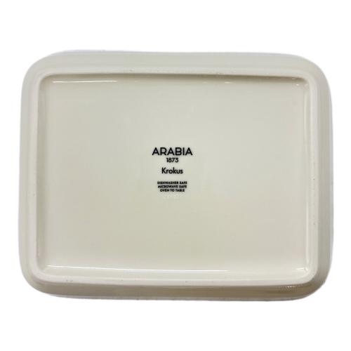 ARABIA (アラビア) スクエアプレート ブラック krokus クロッカス 2Pセット