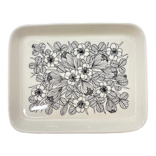 ARABIA (アラビア) スクエアプレート ブラック krokus クロッカス 2Pセット