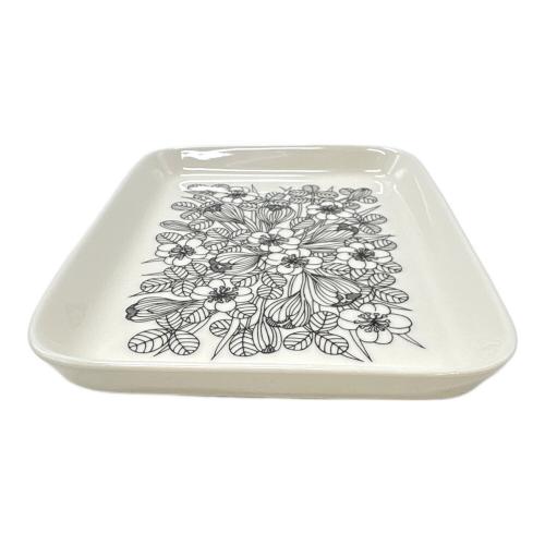 ARABIA (アラビア) スクエアプレート ブラック krokus クロッカス 2Pセット