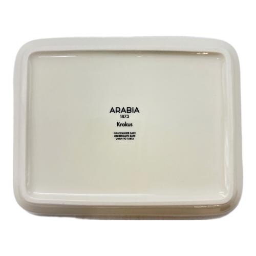 ARABIA (アラビア) スクエアプレート ブラック krokus クロッカス 2Pセット