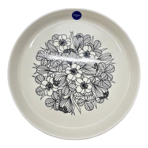 ARABIA (アラビア) プレート ブラック 19cm krokus クロッカス 4Pセット