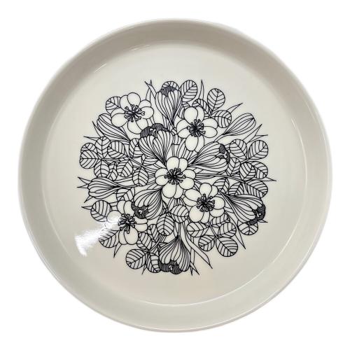 ARABIA (アラビア) プレート ブラック 19cm krokus クロッカス 4Pセット