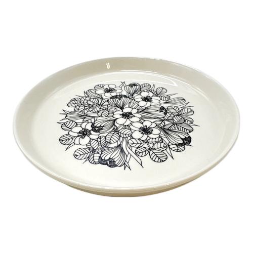 ARABIA (アラビア) プレート ブラック 19cm krokus クロッカス 4Pセット