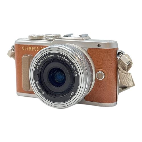 OLYMPUS (オリンパス) コンパクトデジタルカメラ OLYMPUS PEN ダブルズームキット ブラウン ハガレ有 動作確認済み E-PL8 BHTA49475