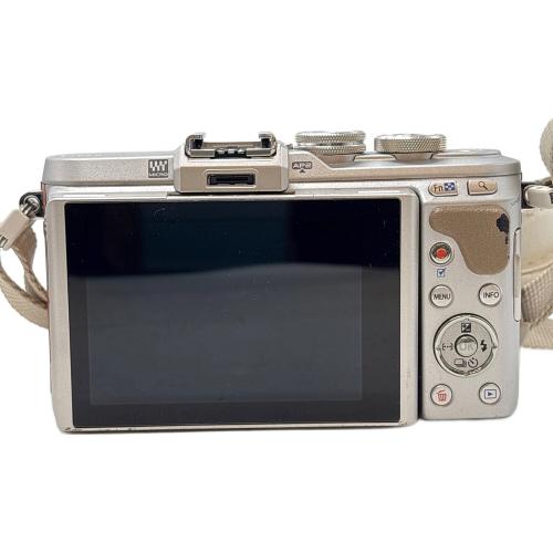 OLYMPUS (オリンパス) コンパクトデジタルカメラ OLYMPUS PEN ダブルズームキット ブラウン ハガレ有 動作確認済み E-PL8 BHTA49475