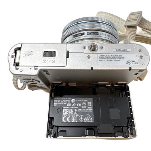 OLYMPUS (オリンパス) コンパクトデジタルカメラ OLYMPUS PEN ダブルズームキット ブラウン ハガレ有 動作確認済み E-PL8 BHTA49475