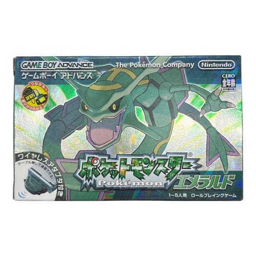 ゲームボーイアドバンス用ソフト ポケットモンスターエメラルド CERO A (全年齢対象)
