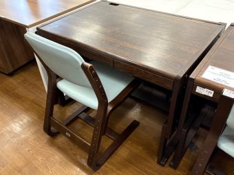 karimoku (カリモク) ライティングデスク ブラウン 椅子セット 引き出し付