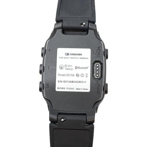 GREENON (グリーンオン) ゴルフウォッチ ブラック G015A USB付