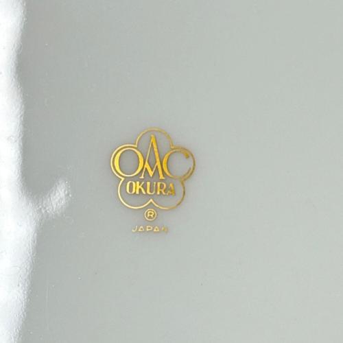 大倉陶園 (オオクラトウエン) スープ皿 小キズ有 22cm ゴールドライン（リムシェープ) 6Pセット