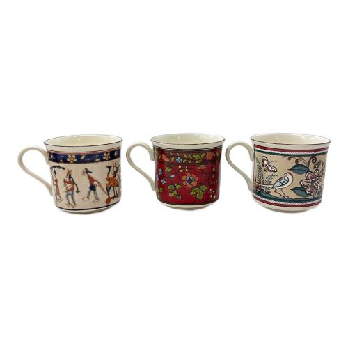 MIKASA (ミカサ) カップ&ソーサー 伽瑠葛汰・絵瑠波楚・出婁汰・西安・薪雅法琉 エスニックコレクション 5Pセット