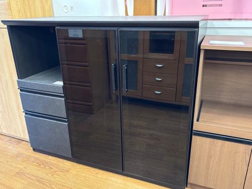 ニトリ キッチンカウンター SP201 グレー×ブラック