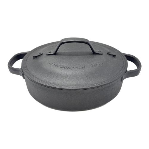 南部鉄器 (ナンブテッキ) 煮込み鍋 CT-006 ブラック