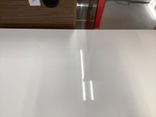 ニトリ 3枚扉キッチンカウンター 108 ホワイト レジューム120