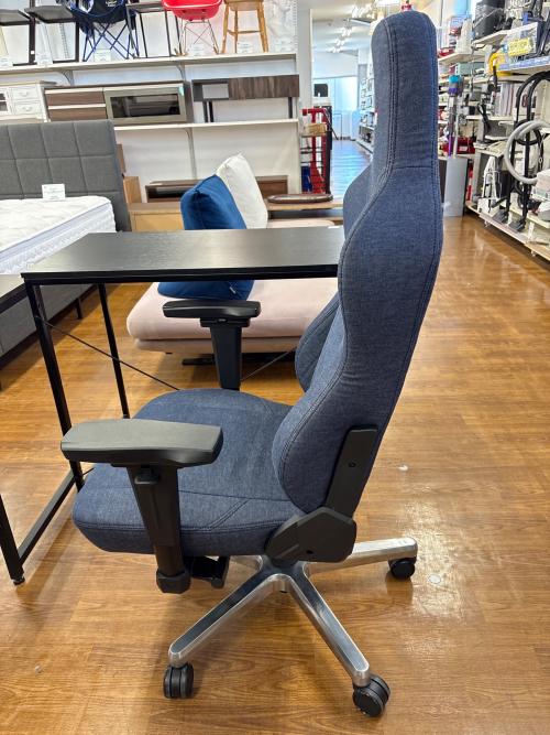 AK Racing (エーケーレーシング) ゲーミングチェア 岡山県 デニム @ ネイビー Premium Denim Lite