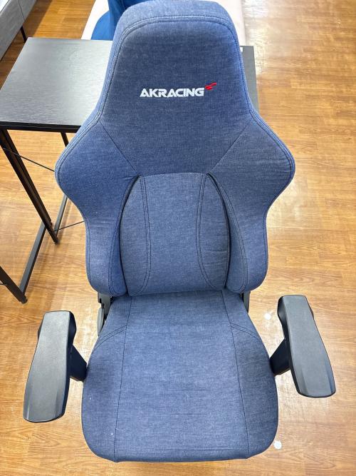 AK Racing (エーケーレーシング) ゲーミングチェア 岡山県 デニム @ ネイビー Premium Denim Lite