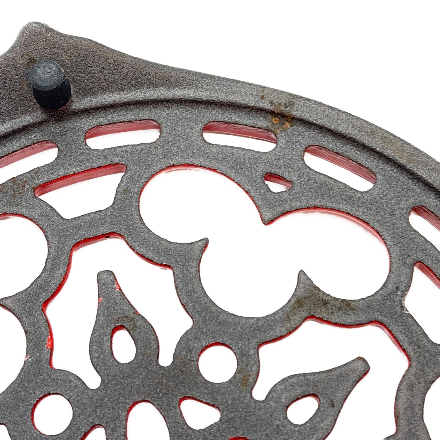 LE CREUSET (ルクルーゼ) 鍋敷キ レッド ラウンドトリベット