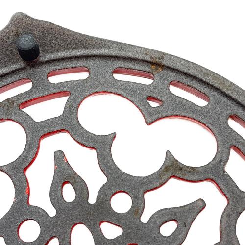 LE CREUSET (ルクルーゼ) 鍋敷キ レッド ラウンドトリベット