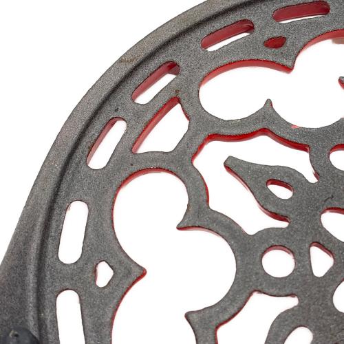 LE CREUSET (ルクルーゼ) 鍋敷キ レッド ラウンドトリベット