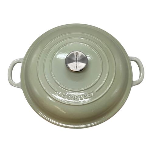 LE CREUSET (ルクルーゼ) 両手鍋 SIZE 26cm ワサビ ビュッフェ