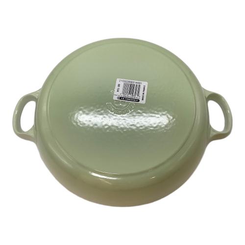 LE CREUSET (ルクルーゼ) 両手鍋 SIZE 26cm ワサビ ビュッフェ