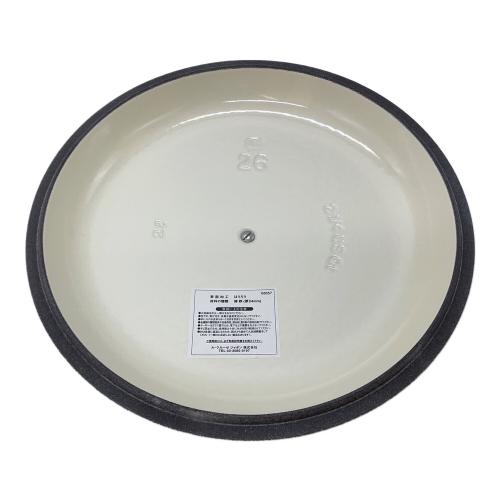 LE CREUSET (ルクルーゼ) 両手鍋 SIZE 26cm ワサビ ビュッフェ