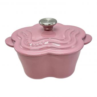 LE CREUSET (ルクルーゼ) ココット・フルール ピンク