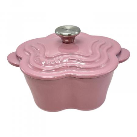 LE CREUSET (ルクルーゼ) ココット・フルール ピンク｜トレファクONLINE