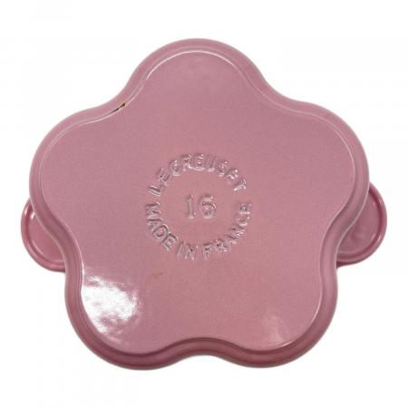 LE CREUSET (ルクルーゼ) ココット・フルール ピンク｜トレファクONLINE
