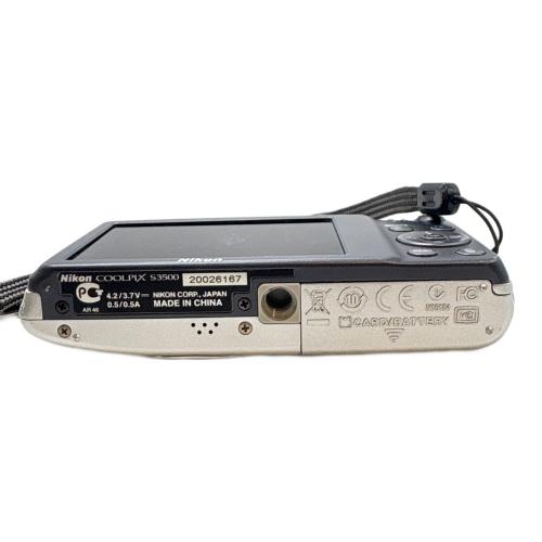 Nikon (ニコン) コンパクトデジタルカメラ COOLPIX S3500 キズ有