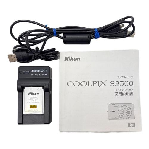 Nikon (ニコン) コンパクトデジタルカメラ COOLPIX S3500 キズ有