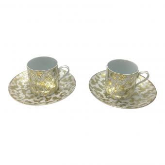 UCC (ウエジマコーヒー) コーヒーカップ&ソーサー 金銀彩珈琲豆碗皿