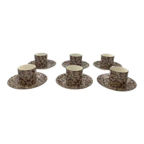 UCC (ウエジマコーヒー) コーヒーカップ&ソーサー 茶彩豆々珈琲碗皿