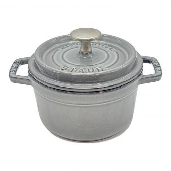 Staub (ストウブ) 両手鍋 40509-475 ピコ・ココット・ラウンド 135 14㎝ グレー